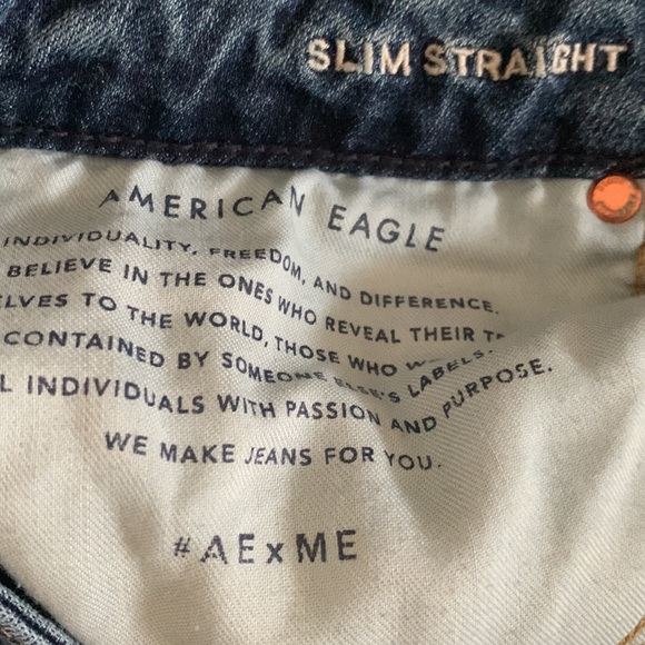 Mens American Eagle slim straight jeans - Picture 4 of 6